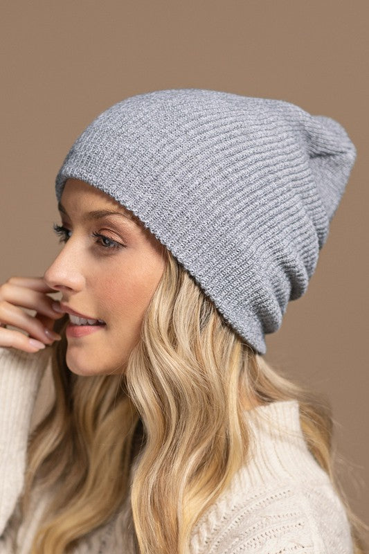 •winter• Winter Essential Knit Beanie in Grey