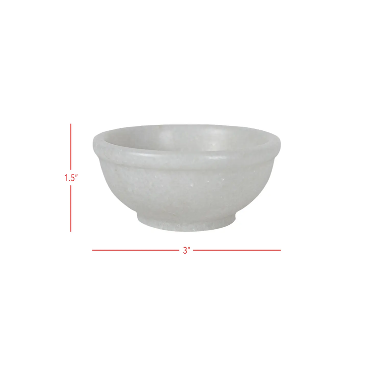 Fleur Marble Bowl (set of 4)