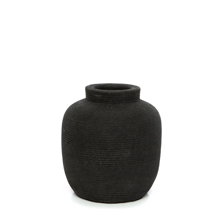 Peaky Vase in Black - S