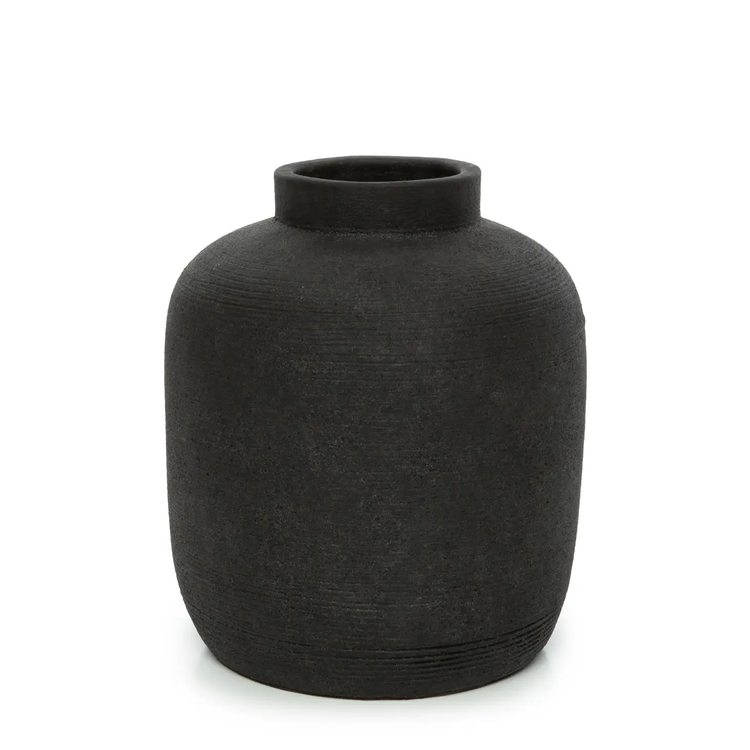 Peaky Vase in Black - L
